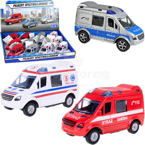 AUTO MINI VAN POLICJA STRAŻ AMBULANS