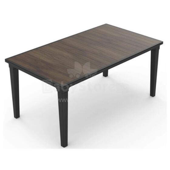 Garden table Deco Futura gray/walnut