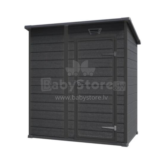 Garden shed Essential Shed 6x4 dark grey/black