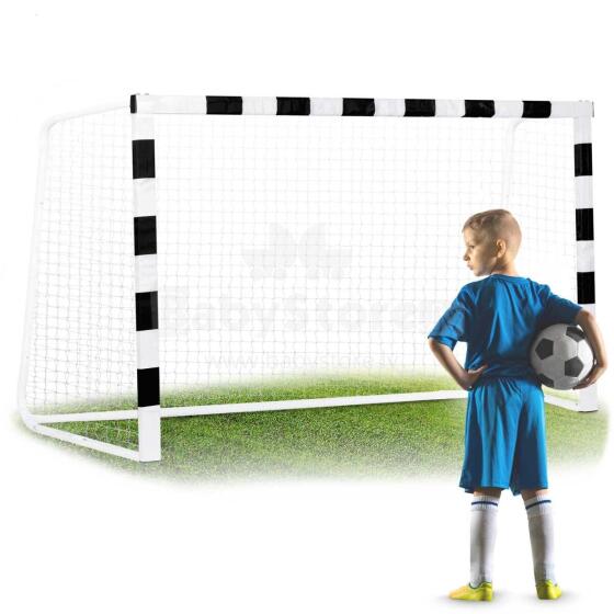 Futbola vārti 300 x 200 x 120 cm NS-465 melnbalti