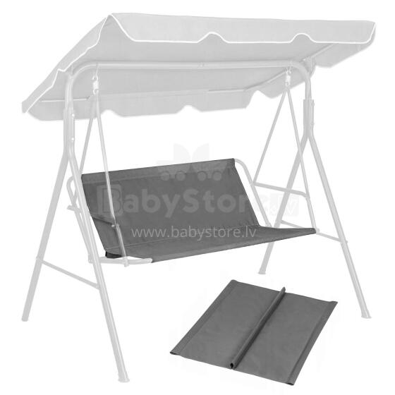 Dārza šūpuļkrēsls 140 x 100 cm pelēks MultiGarden