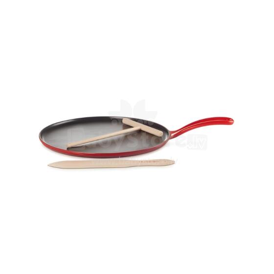 Cast iron pancake pan &Oslash;27cm red