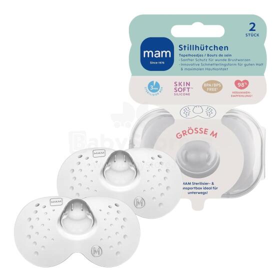 Mam Nipple Shield Art.279939 Silicone nipple shields M size 1 pcs/ box