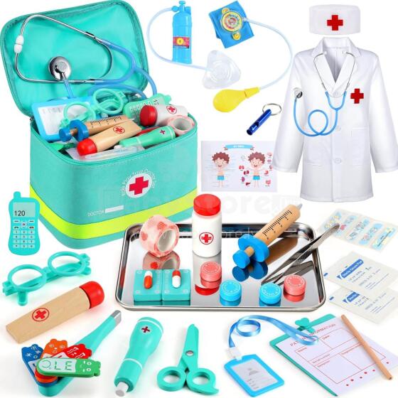 Bebe Basic Doctor Set  Art.279976 Drosmīgā ārsta komplekts