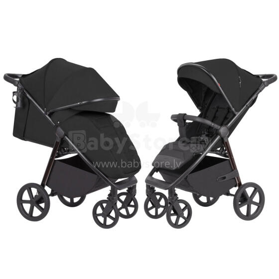 Baby stroller Carrello Bravo plus CRL-5515 Pure black