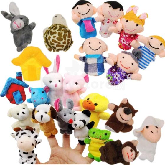 Animal Finger Puppet Art.280241 Pirkstiņlelle  1gab.