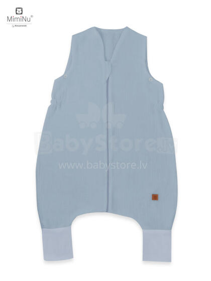 KIECZMERSKI Summer Sleeping Bag with Legs MUŠLIN S 100% Cotton 1-2.5 Years, 0.5-1TOG Jeans