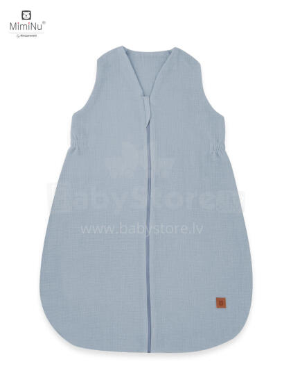 KIECZMERSKI Summer Sleeping Bag AVI MUSLIN 100% Cotton 3-12m, 0.5-1TOG Jeans