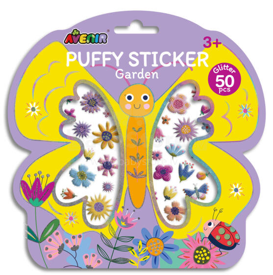 AVENIR Puffy Sticker Garden