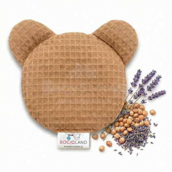 Bocialand Hot Water Bear Waffle Art.BL261 A warming pillow filled with cherry pits and lavender