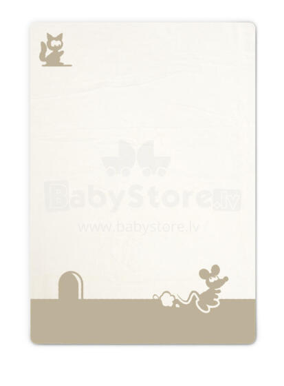 Blanket -  TB0332 - MIKY - size 75x100 - BEIGIE