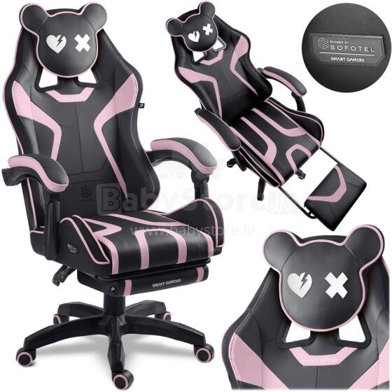 Rotating gaming chair with footrest bucket Specter Sofotel