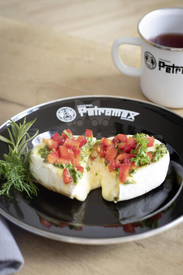 PETROMAX Enamel Plates black, 2pcs, 18cm