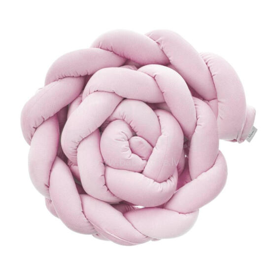 Bumper - BRAID - P02-0674 - VELVET - LIGHT PINK- size 230 cm