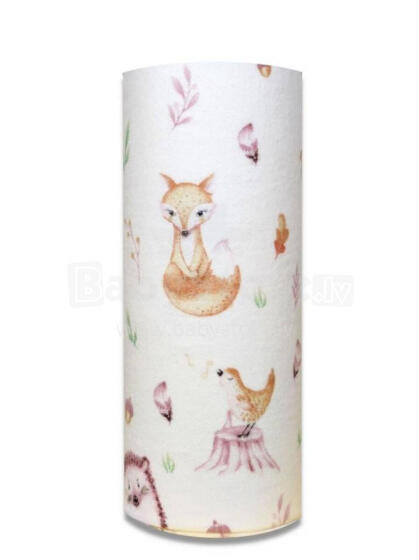Diaper - 24823 - FLANNEL PRINT - EGA -  PTASZEK I PIÓRKO - size 70x80 cm