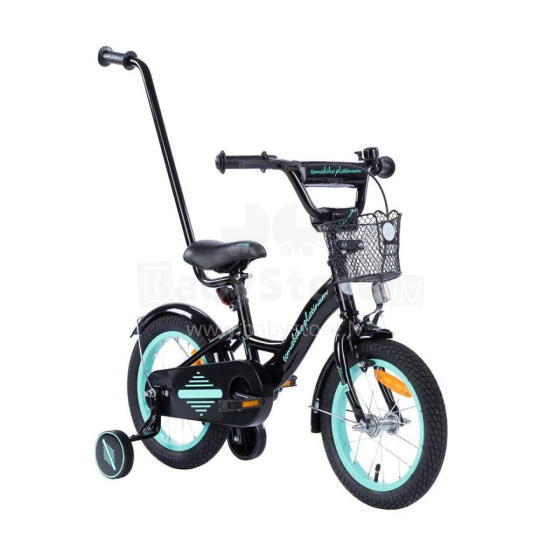 Bicycle - XXV- TOMABIKE 14"  - PLATINUM -  BLACK / TURKUS