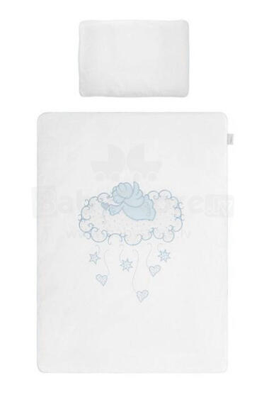 Cover set -  2 pcs - 120x90, 40x60 - ANIOŁEK - P02-0135 - BLUE