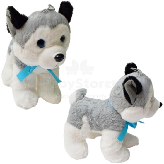 HUSKY STOJACY ŚREDNI Z GŁOSEM