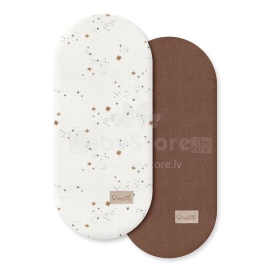 MY TREE Cradle Sheet 2-pack 80x35 Star Dust CP8