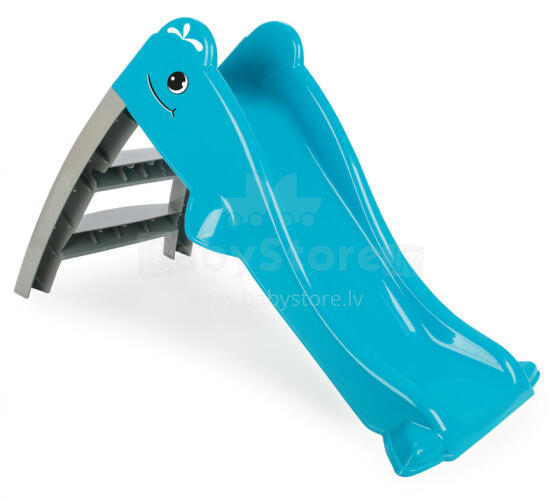 Slide for children - 06 227 - WHALE with WATER DIVERTER - BLUE