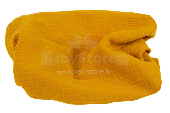 Aptinšanas sega - TB0371 - MUSLINS - izmērs 80x120 - Dzeltenbrūns