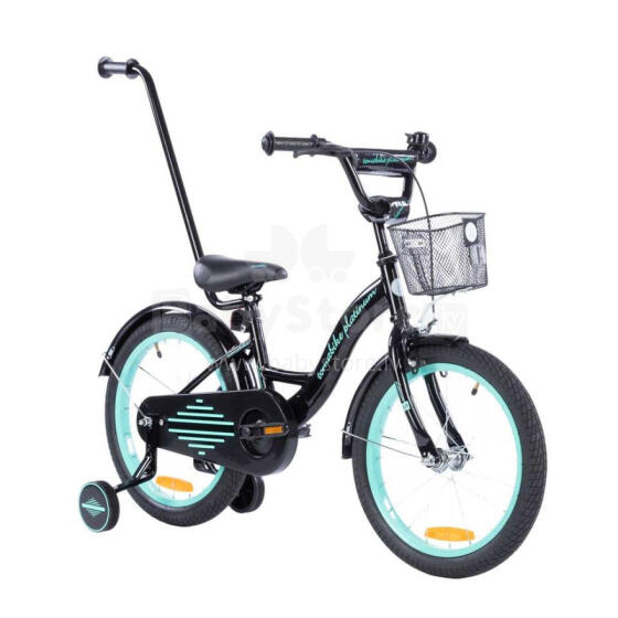 Bicycle - XXV - TOMABIKE 18"  - PLATINUM - BLACK / TURKUS
