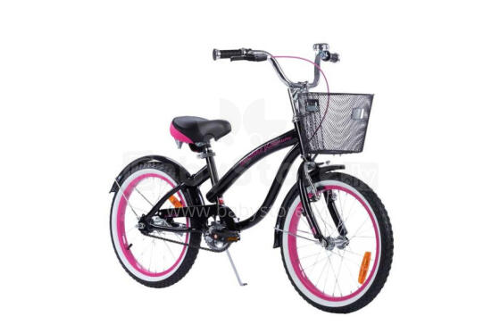 Bicycle - XXIII - TOMABIKE 18"  - CRUISER - BLACK / PINK