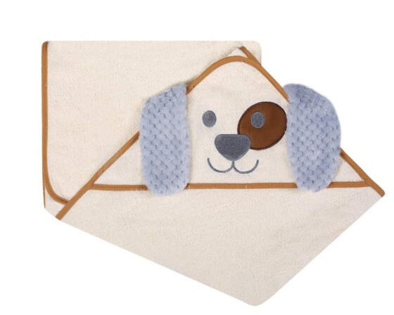 Bathing cover - 325 - TERRY - ANIMALS - size 100x100 - ECRU