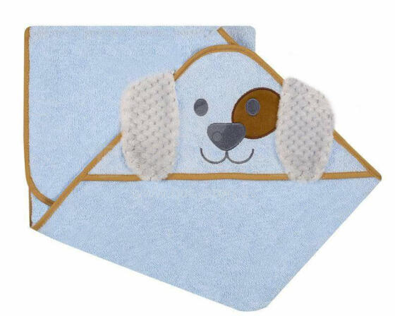 Bathing cover - 325 - TERRY - ANIMALS - size 100x100 - BLUE