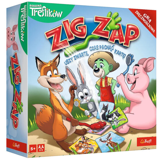 SPĒLE - ZIG ZAP Treflik ģimene Trefl 02821