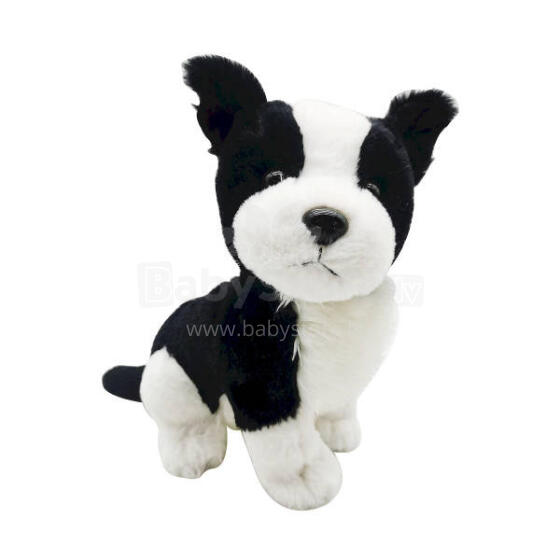 Plush toy - 84399 / 43991 - DOGGIE - BLACK / WHITE - size  25 cm