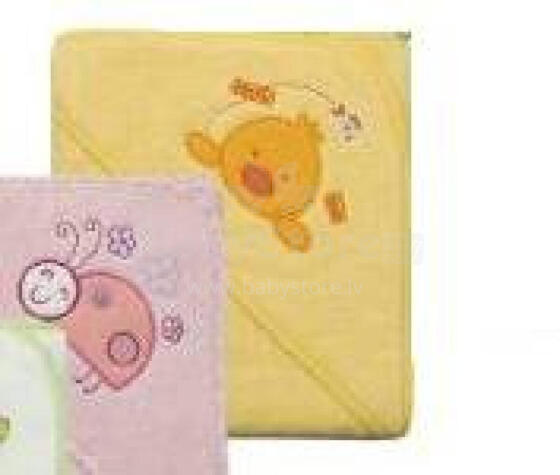 Bathing cover - 317 - TERRY - HAFT - size 100x100 - YELLOW