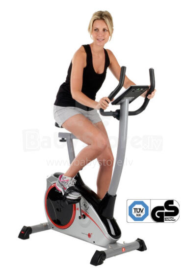 CHRISTOPEIT SPORT exercise bike AL2 ergo silver, TouchScreen, 9kg/150kg