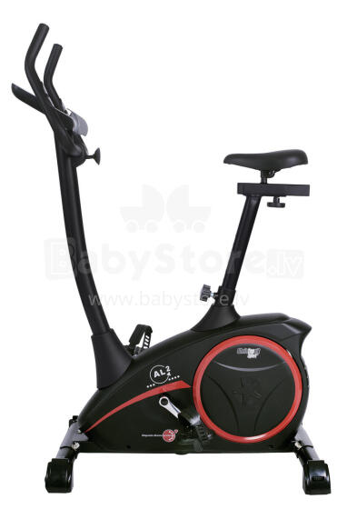CHRISTOPEIT SPORT exercise bike AL2 ergo black, TouchScreen, 9kg/ 150kg
