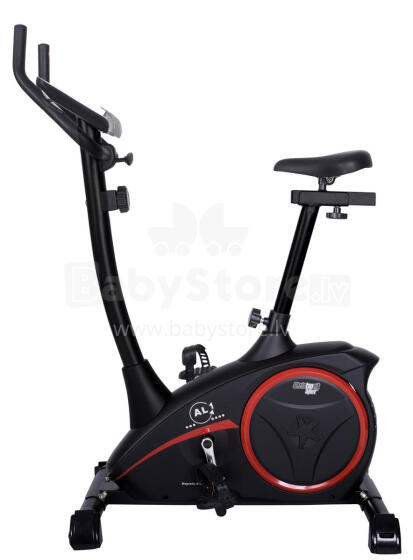 CHRISTOPEIT SPORT exercise bike AL1 black TouchSc, 9kg/150kg