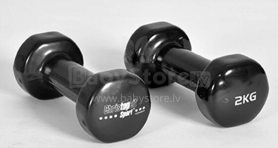 Виниловые гантели CHRISTOPEIT SPORT – Beauty Bells 2x2кг (пара)