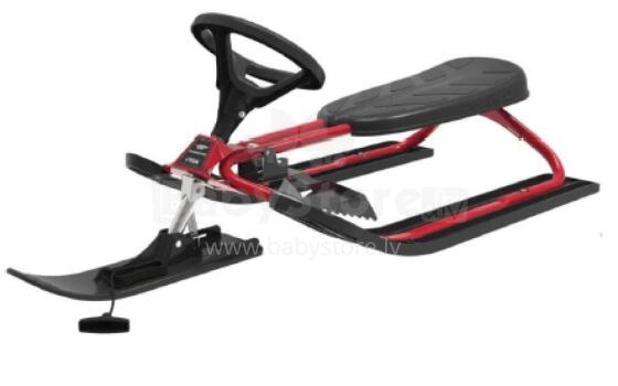 Steering Sled SNOWRACER ICONIC Red/Black