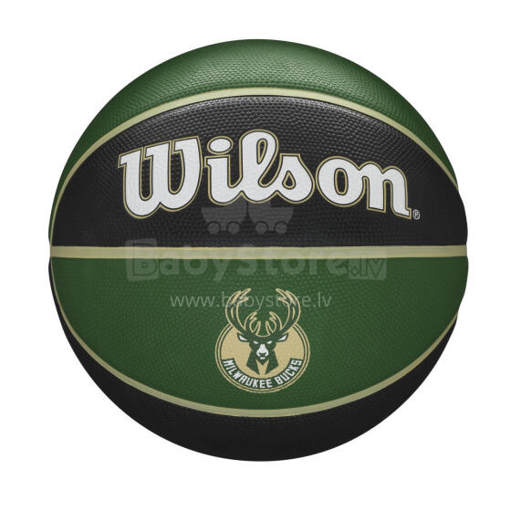 WILSON basketbola bumba NBA TEAM TRIBUTE MILWAUKEE BUCKS
