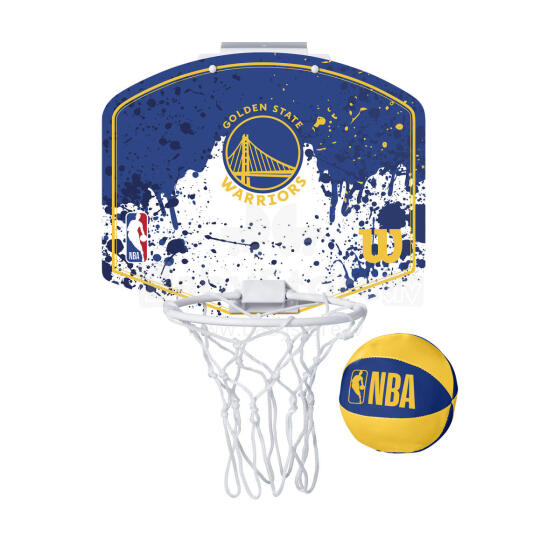 NBA MINI-HOOP GS WARRIORS Basketball Hoop Set