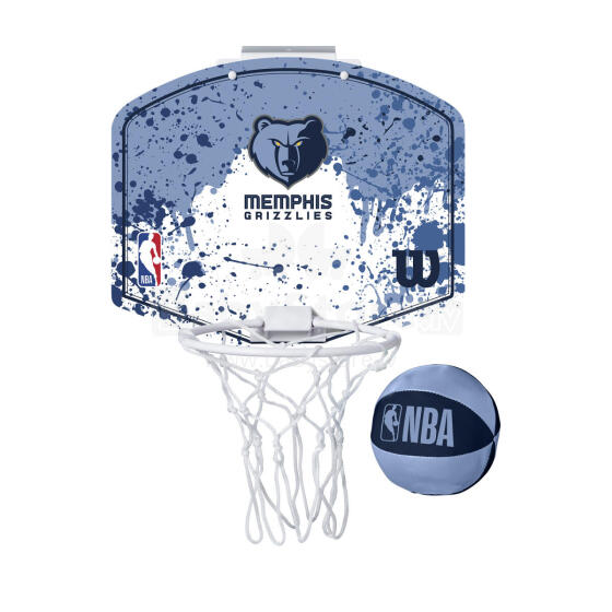 NBA MINI-HOOP BASKETBALL HOOP SET MEMPHIS GRIZZLIES