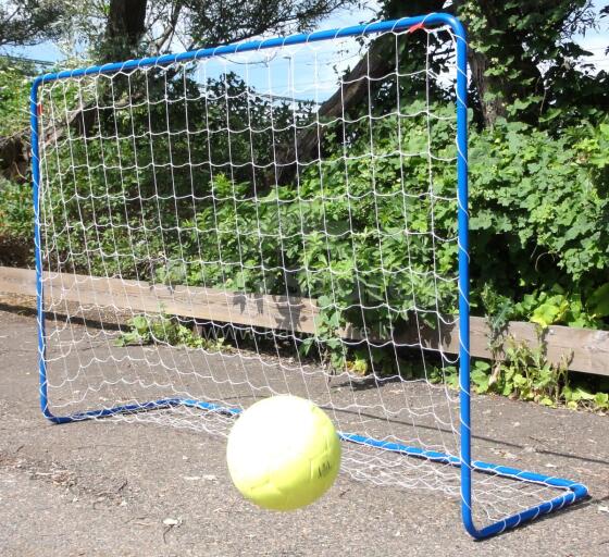 Football Goals with Net, Blue, 180x120x60cm