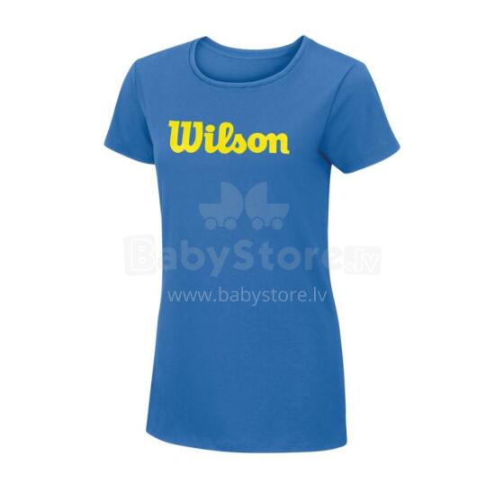 W T-SHIRT SCRIPT COTTON TEE REGATTA