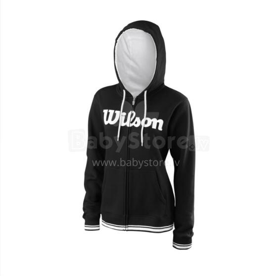 TEAM SCRIPT FZ HOODY BLACK