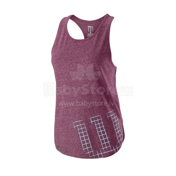 W STENCIL TECH TANK PLUM