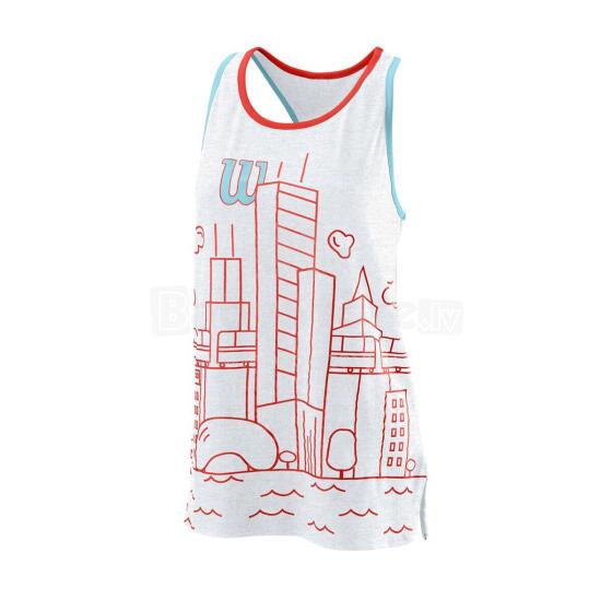 W CHI COTTON TANK White Heather