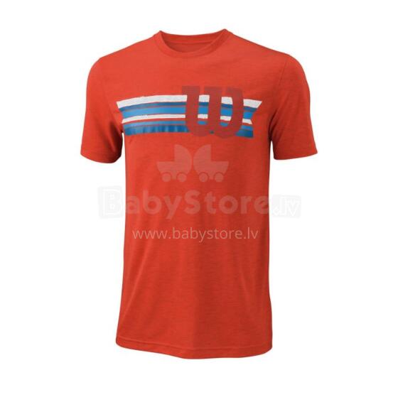 M T-SHIRT STRIPE TECH TEE FIESTA