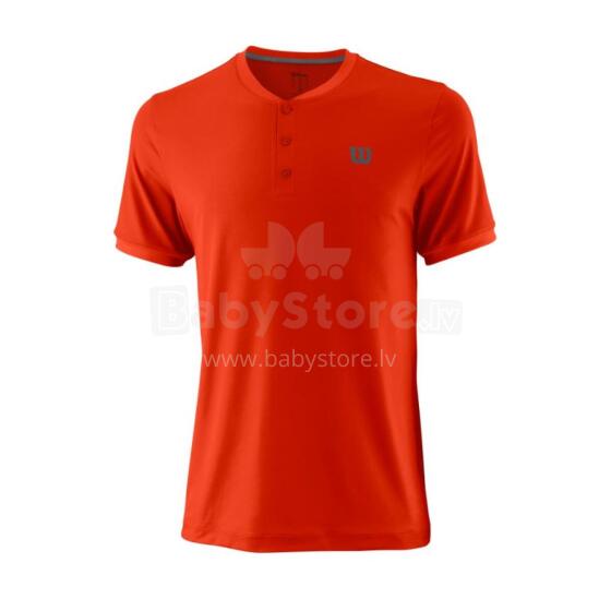 M HENLEY-SHIRT UWII PRO STAFF RED