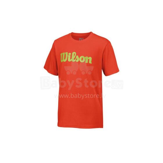 MEN'S COTTON T-SHIRT SCRIPT Fiesta / Green Glow