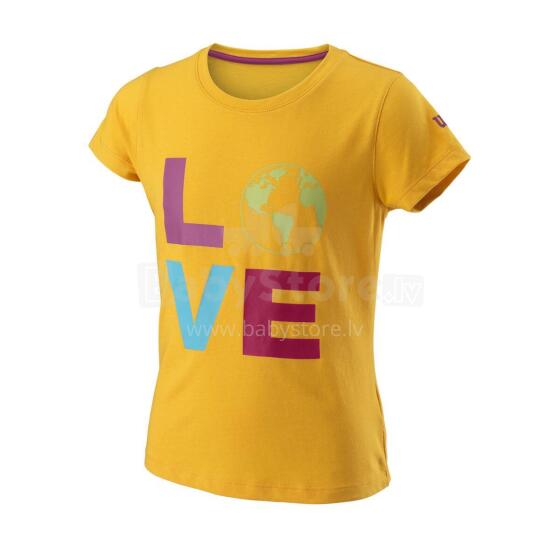ДЕВИЧЬЯ ФУТБОЛКА LOVE EARTH TECH TEE SAFFRON