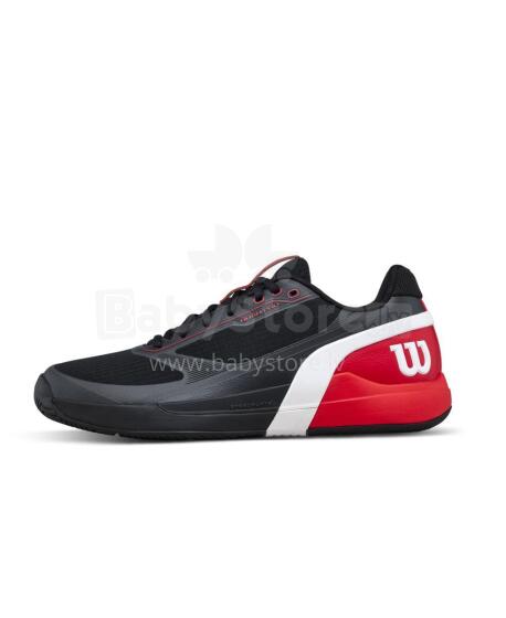 WILSON TENISA APAVI VĪRIEŠU RUSH PRO 5 Black / Infrared / White